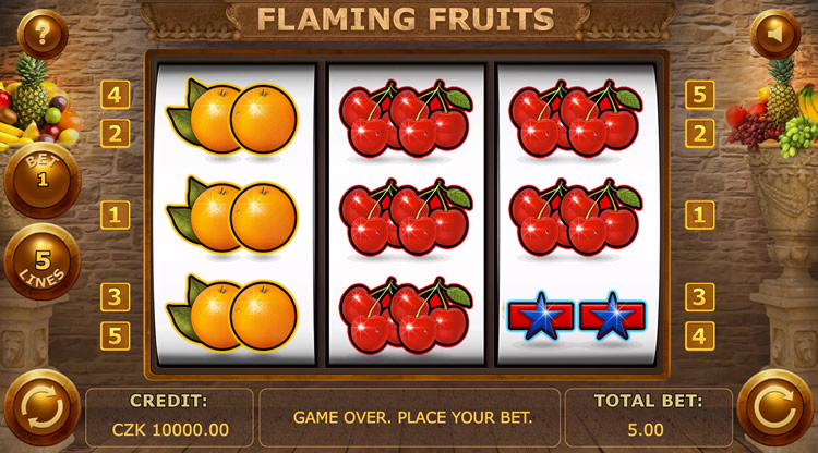Flaming fruits