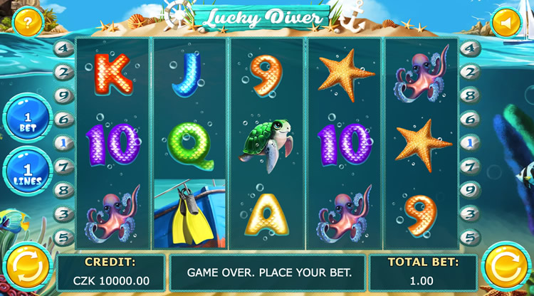 Lucky diver